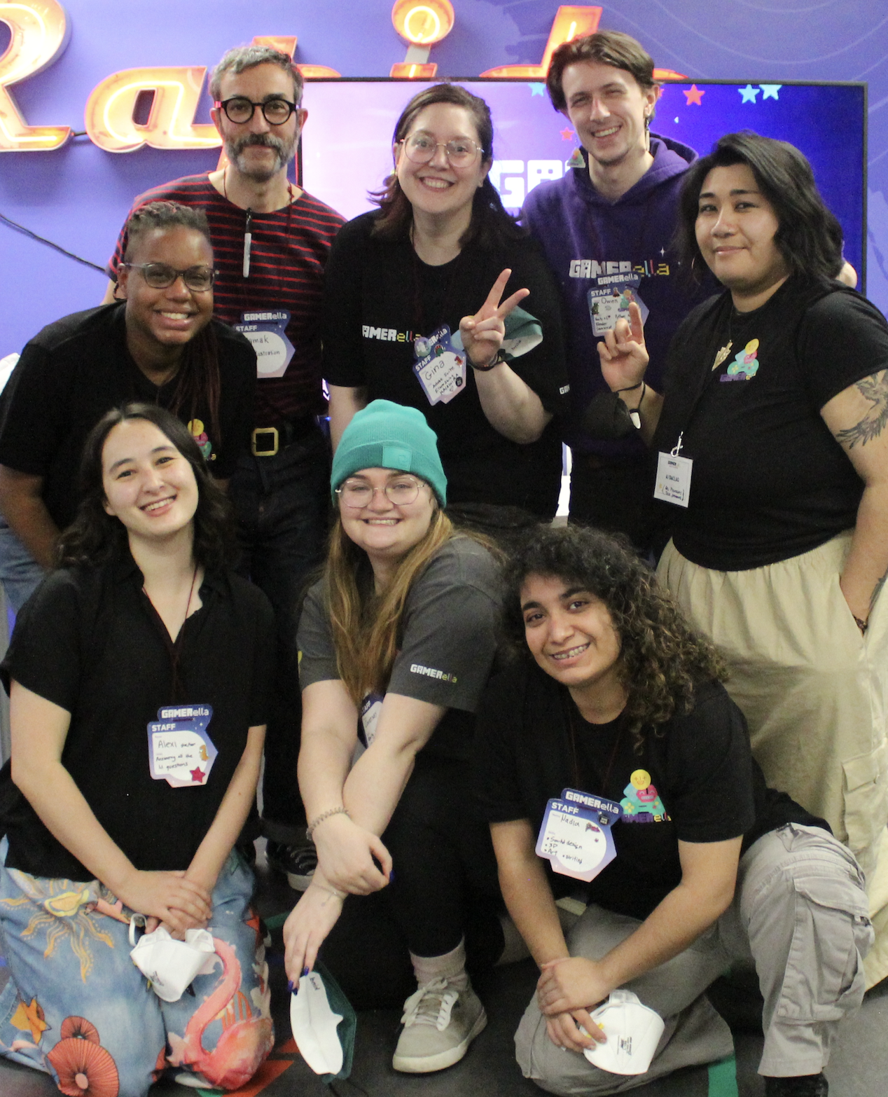 Some members of the GAMERella Team